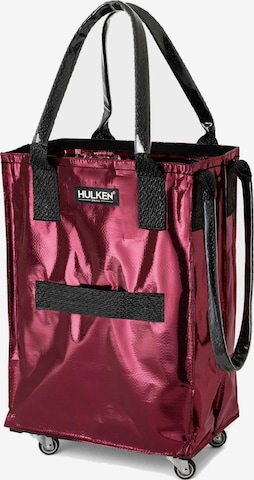 HULKEN Shopper 'Hulken Rolling Tote' in Rot: Vorderseite