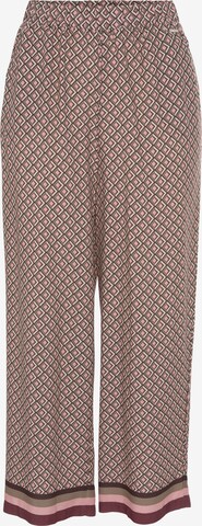 LAURA SCOTT Boot cut Pants in Beige: front