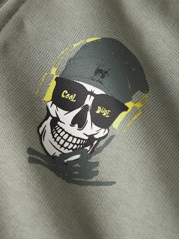 NAME IT - Sudadera con cremallera en gris