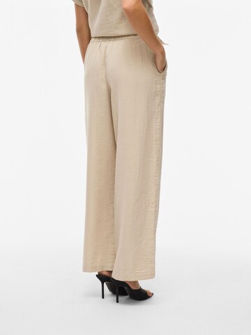 VILA Wide leg Broek 'VILania' in Grijs