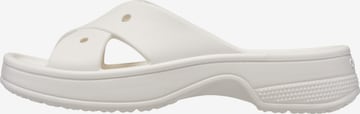 Crocs - Sandalias 'Cross-Strap-Sandalen zum Hineinschlüpfen' en blanco: frente