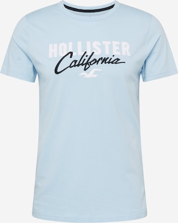 HOLLISTER Μπλουζάκι σε μπλε: μπροστά