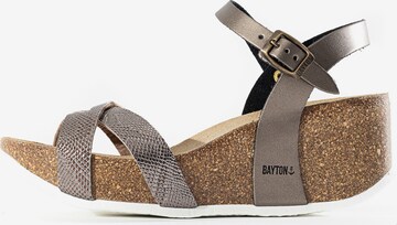 Bayton Sandalen met riem 'Venus' in Grijs: voorkant