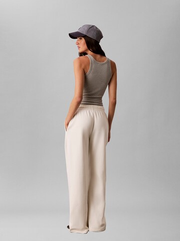 Calvin Klein Jeans Regular Hose 'Terry' in Beige