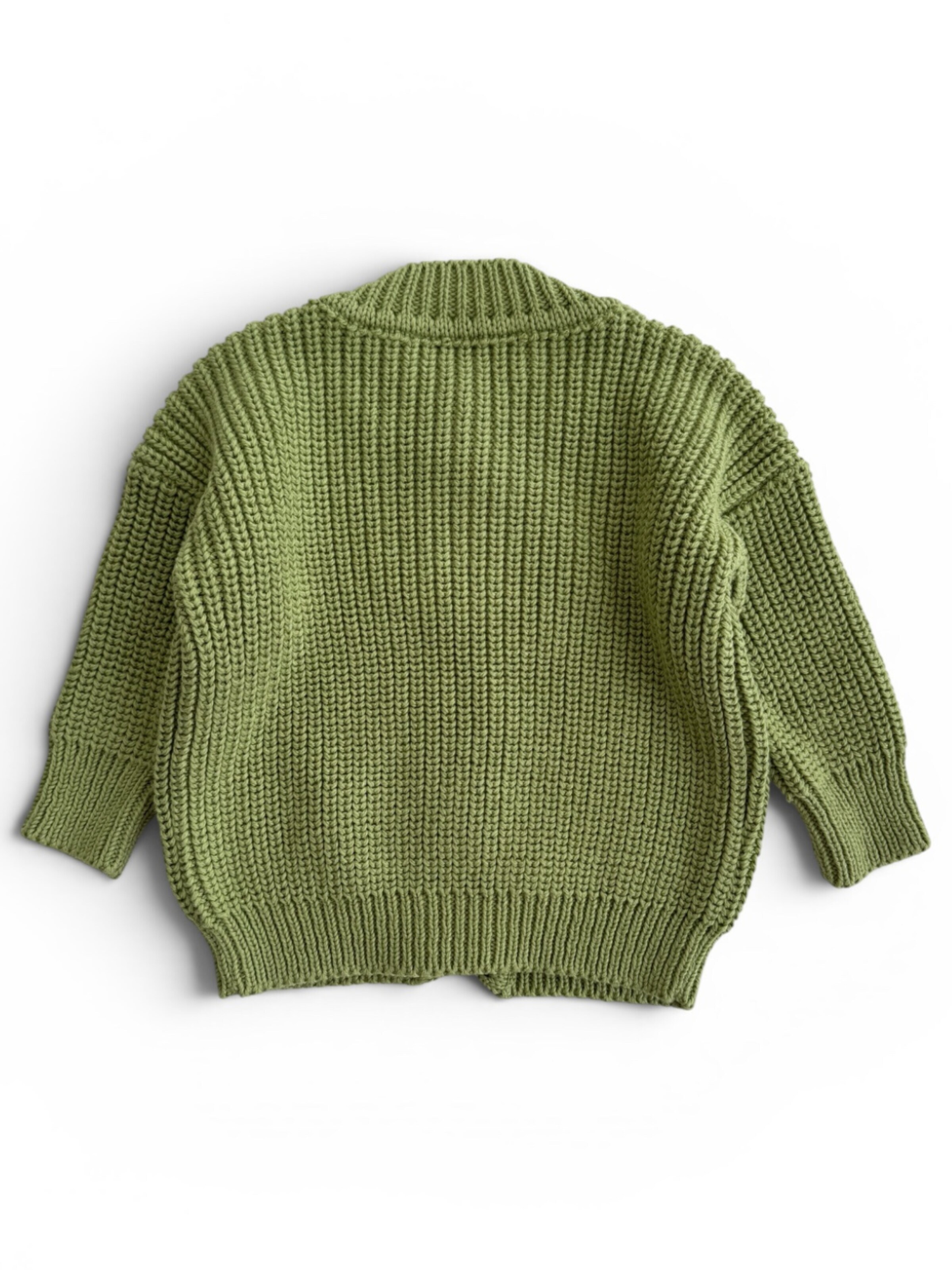 KURTI & FRIEDA Strickjacke 'Chunky Knit'‌‌ in Grün