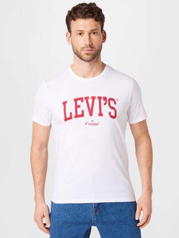 LEVI'S ® - Camisa 'LSE Graphic Crewneck ' em branco: frente