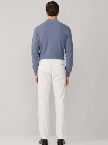 Coupe slim Pantalon chino Hackett London en blanc