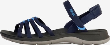 Sandales 'Tirra Traveler Sandalen mit Klettverschluss' TEVA en bleu : devant