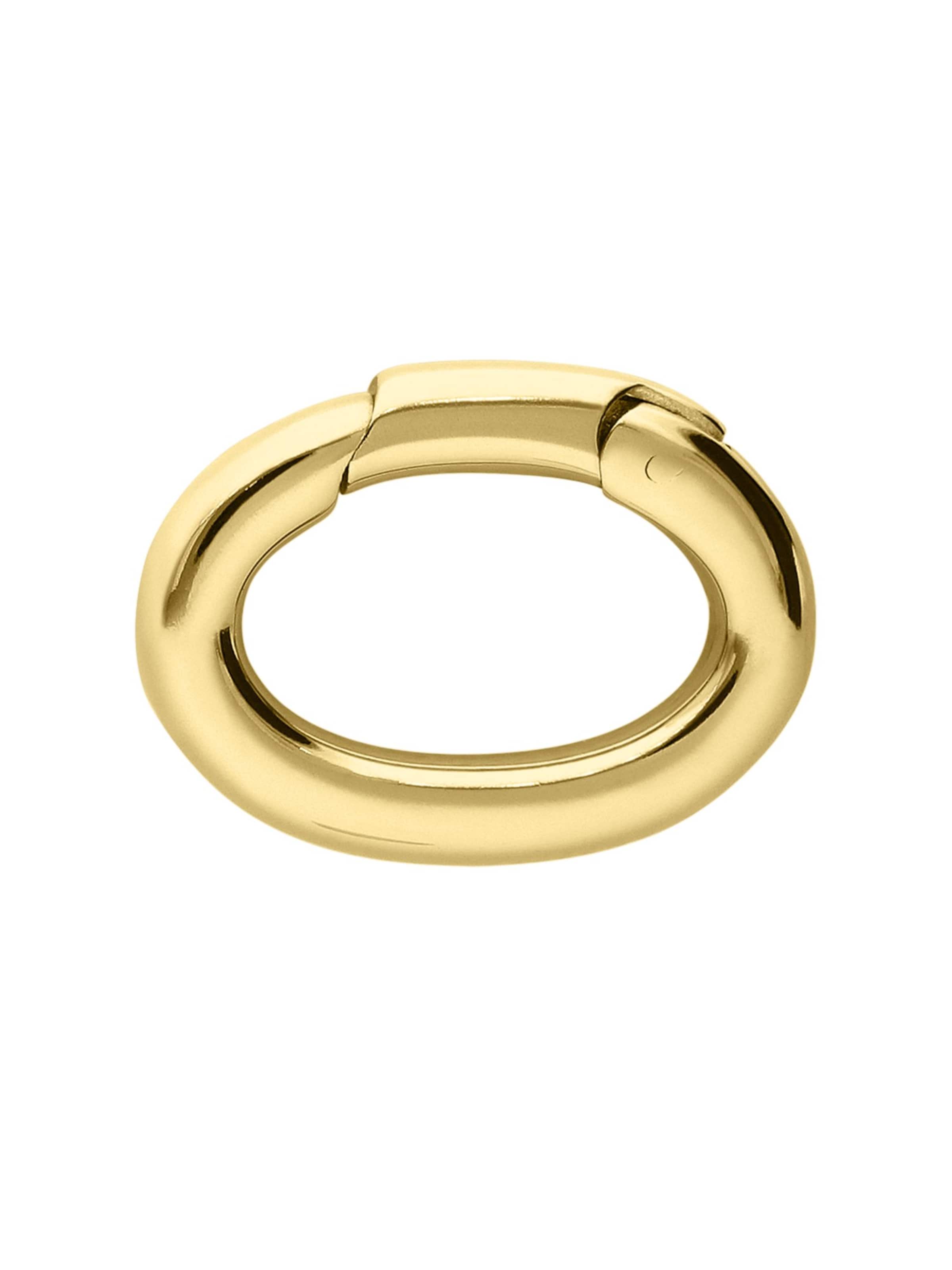 Lucardi Anhänger 'Einfach' in Gold: Vorderseite