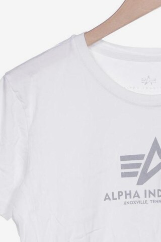 ALPHA INDUSTRIES T-Shirt XXS in Weiß