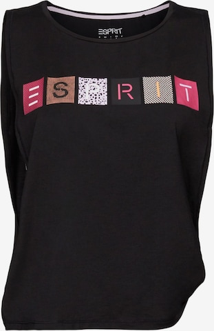 ESPRIT Top in Zwart: voorkant