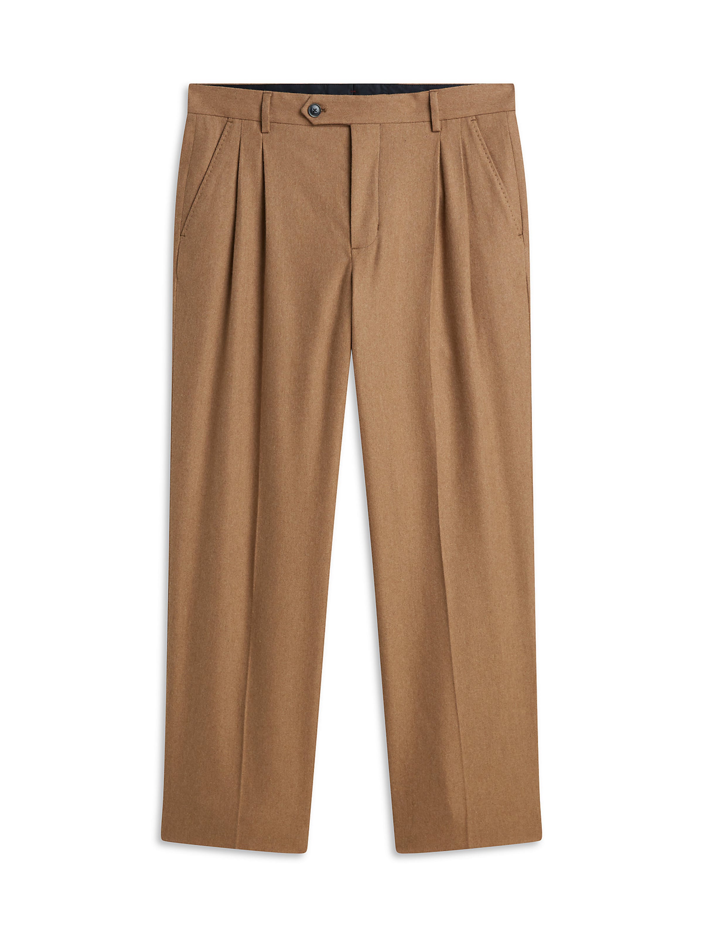 TOMMY HILFIGER Loosefit Hose 'New York' in Braun: Vorderseite