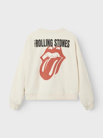NAME IT Sweatshirt i hvid