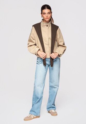 Ombre Tussenjas in Beige