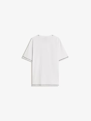 Bershka Shirt 'VON DUTCH' in White