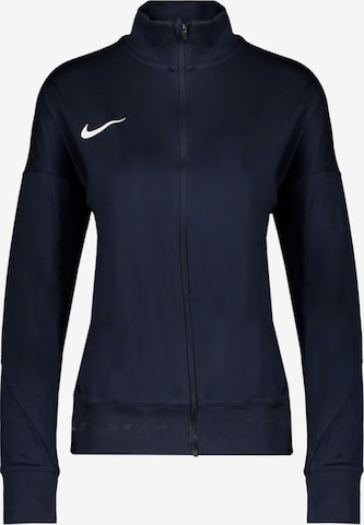 NIKE Training Jacket in Blue: front