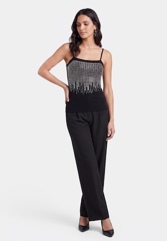 Haut usha BLACK LABEL en noir