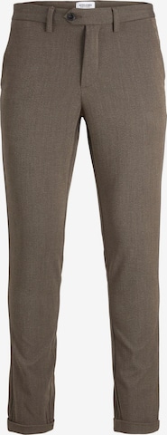 JACK & JONES Chino Pants 'Marco Connor' in Brown: front