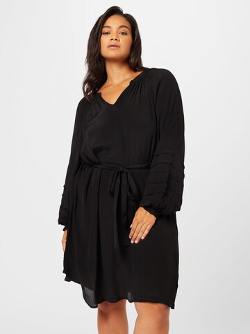 Vero Moda Curve - Vestido 'Citta' em preto: frente