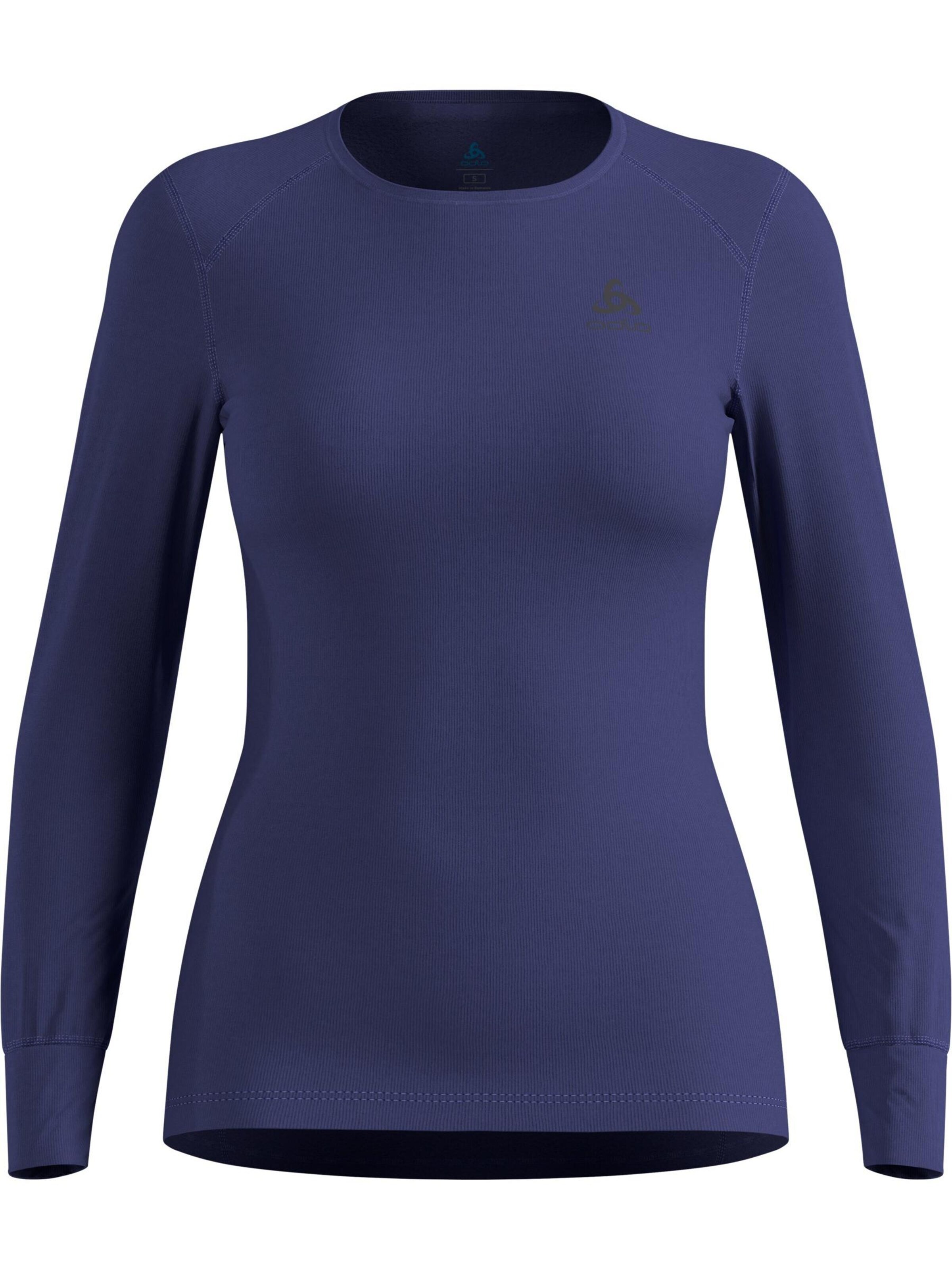 ODLO Base Layer 'ACTIVE WARM' en S/A/B/C en violet foncé, Vue avec produit