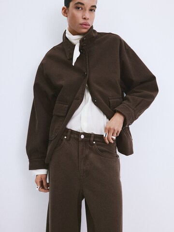 MANGOBarrel Traperice 'Eugenie' - smeđa boja