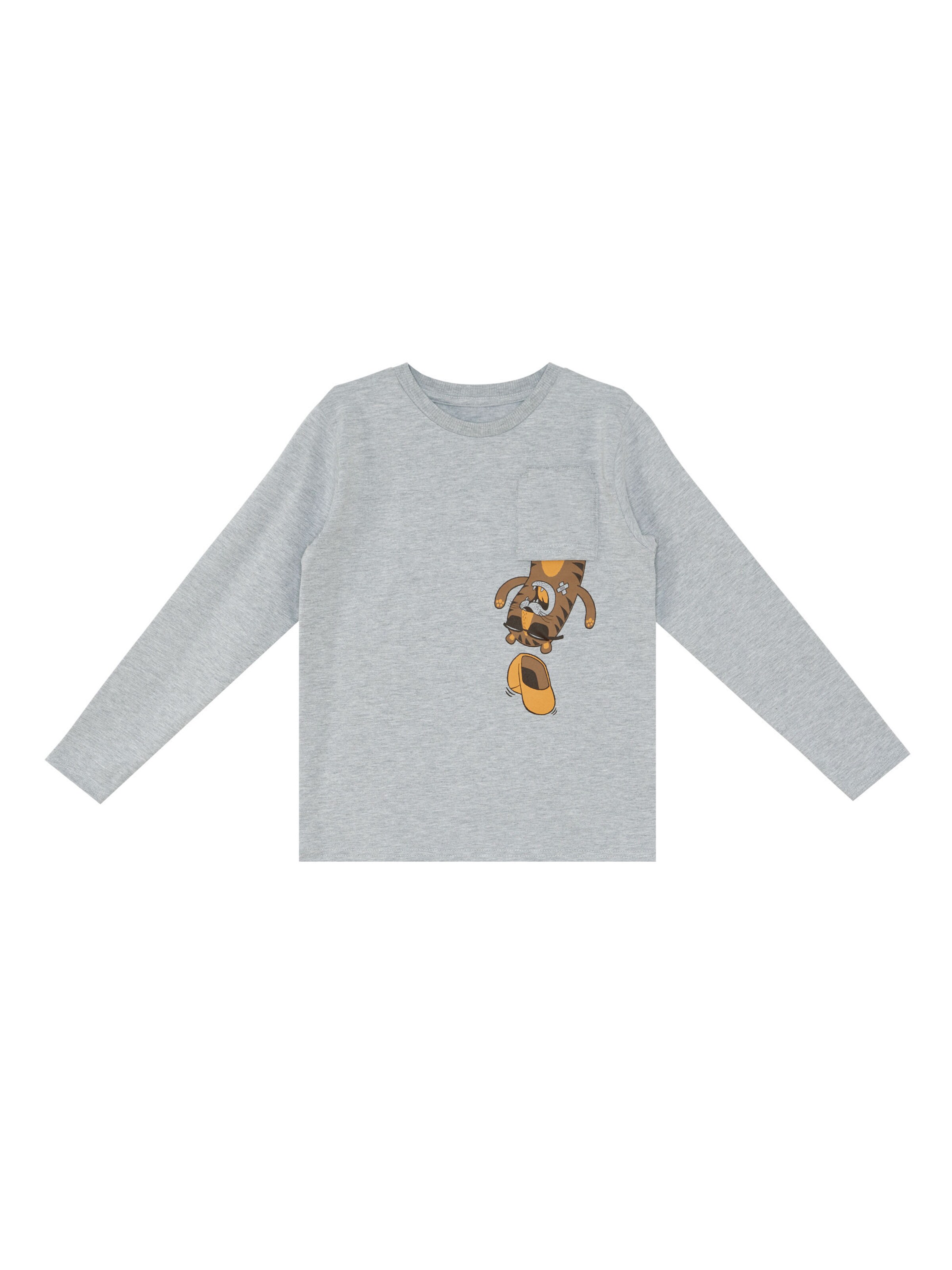 Denokids Trainingspak 'Pocket Tiger' in Grijs