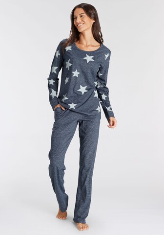 VIVANCE Pyjama 'Dreams' in Blau