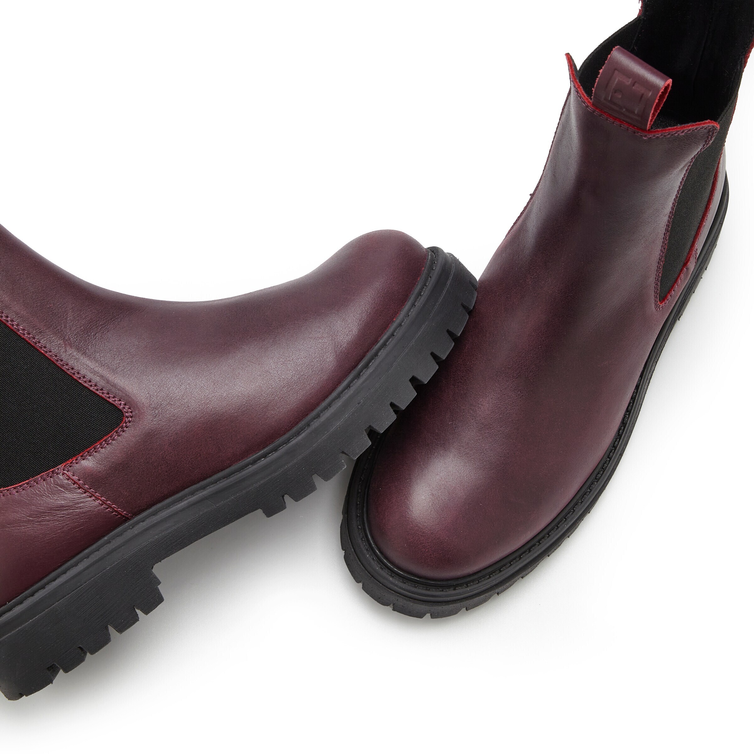 Boots chelsea di Elbsand in rosso