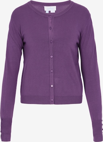 usha BLUE LABEL Gebreid vest in Lila: voorkant