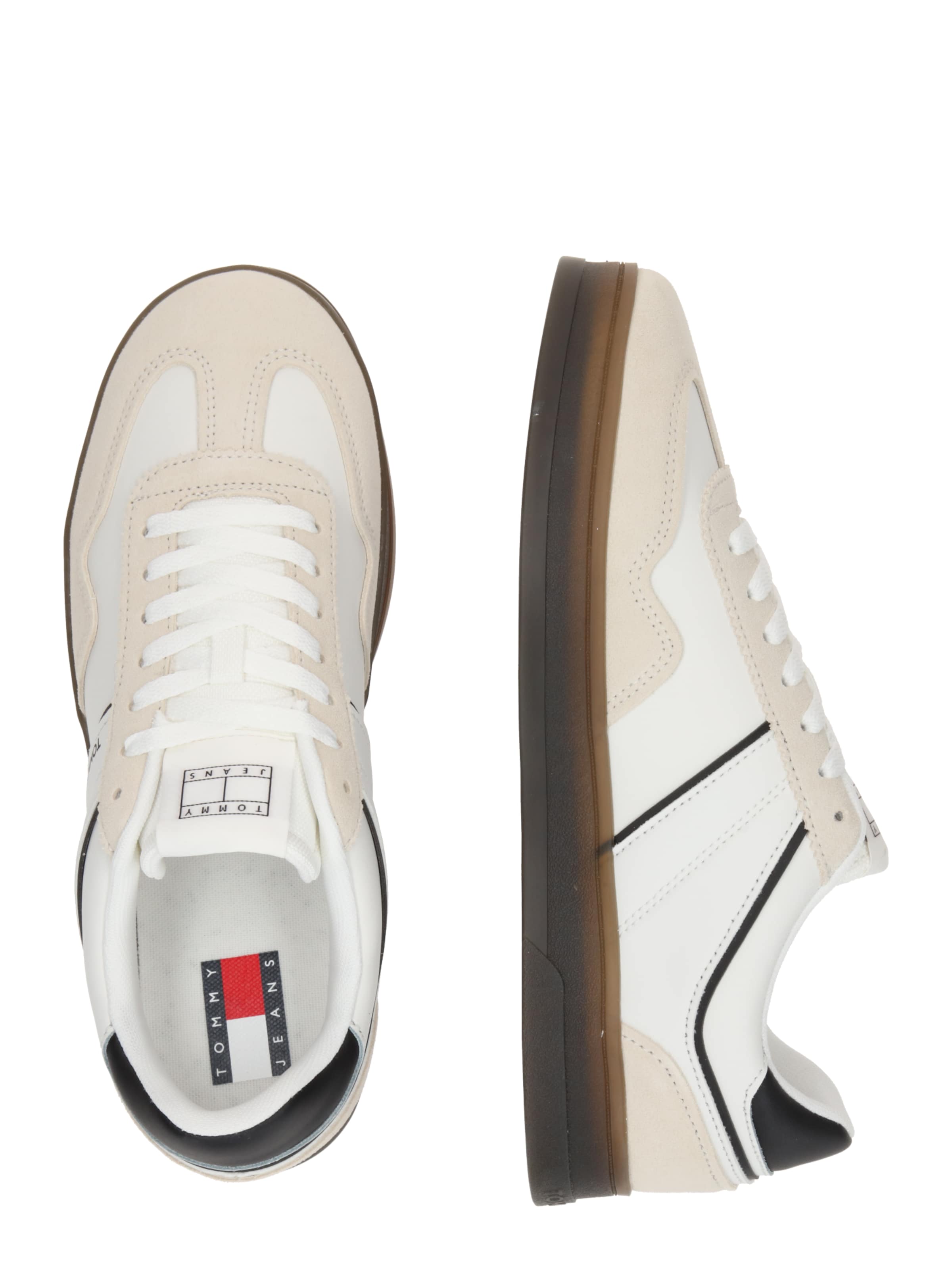 Tommy Jeans Rövid szárú sportcipők 'THE GREENWICH' - fehér