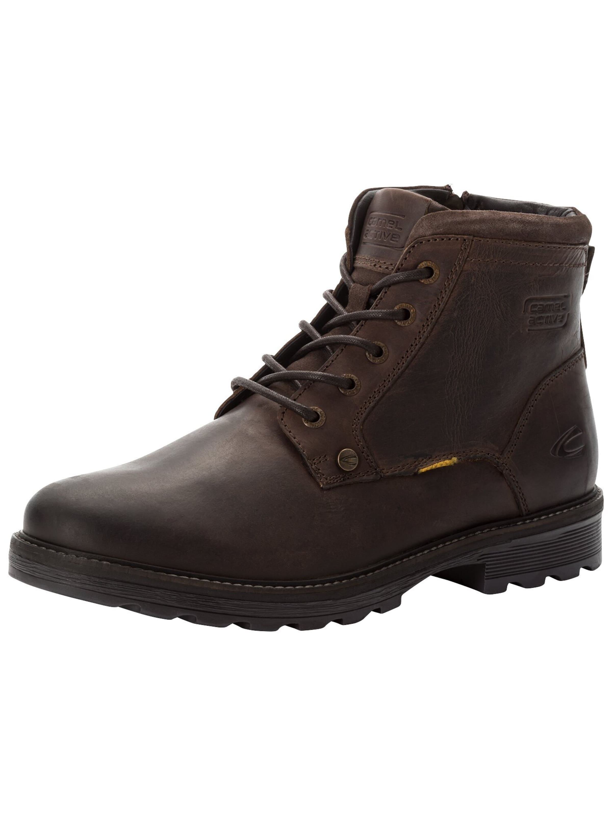 CAMEL ACTIVE Lace-up boots in Brown: front