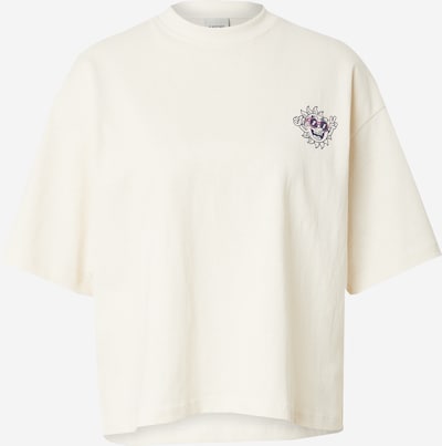 Kaotiko Paita 'LIFE IS SHORT' värissä laivastonsininen / vaaleanpunainen / villanvalkoinen, Tuotenäkymä