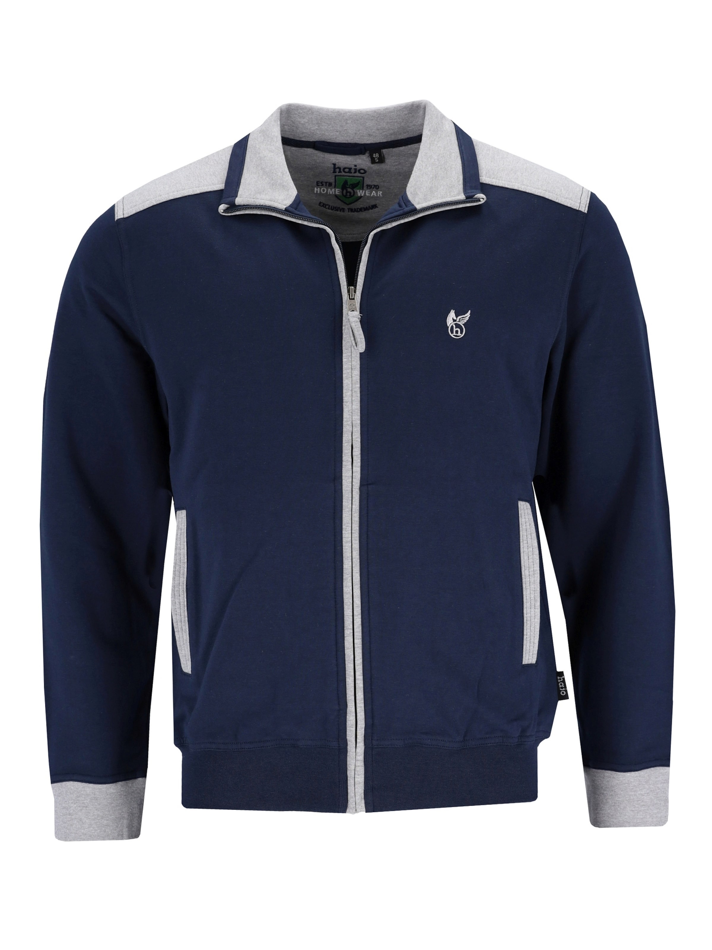 HAJO Sweatjacke‌‌‌‌‌ in Blau: Vorderseite