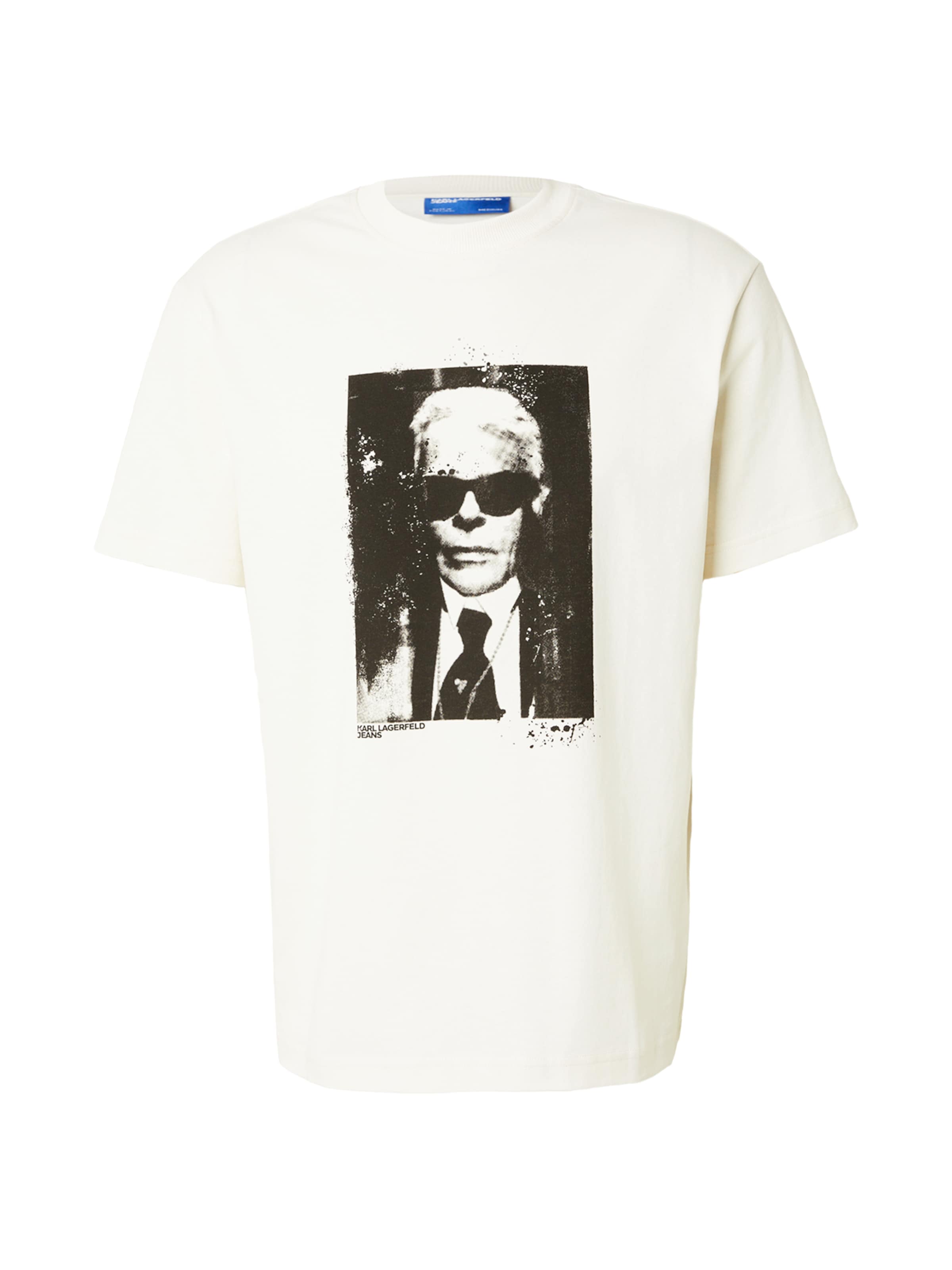 KARL LAGERFELD JEANS Póló - fehér: elől