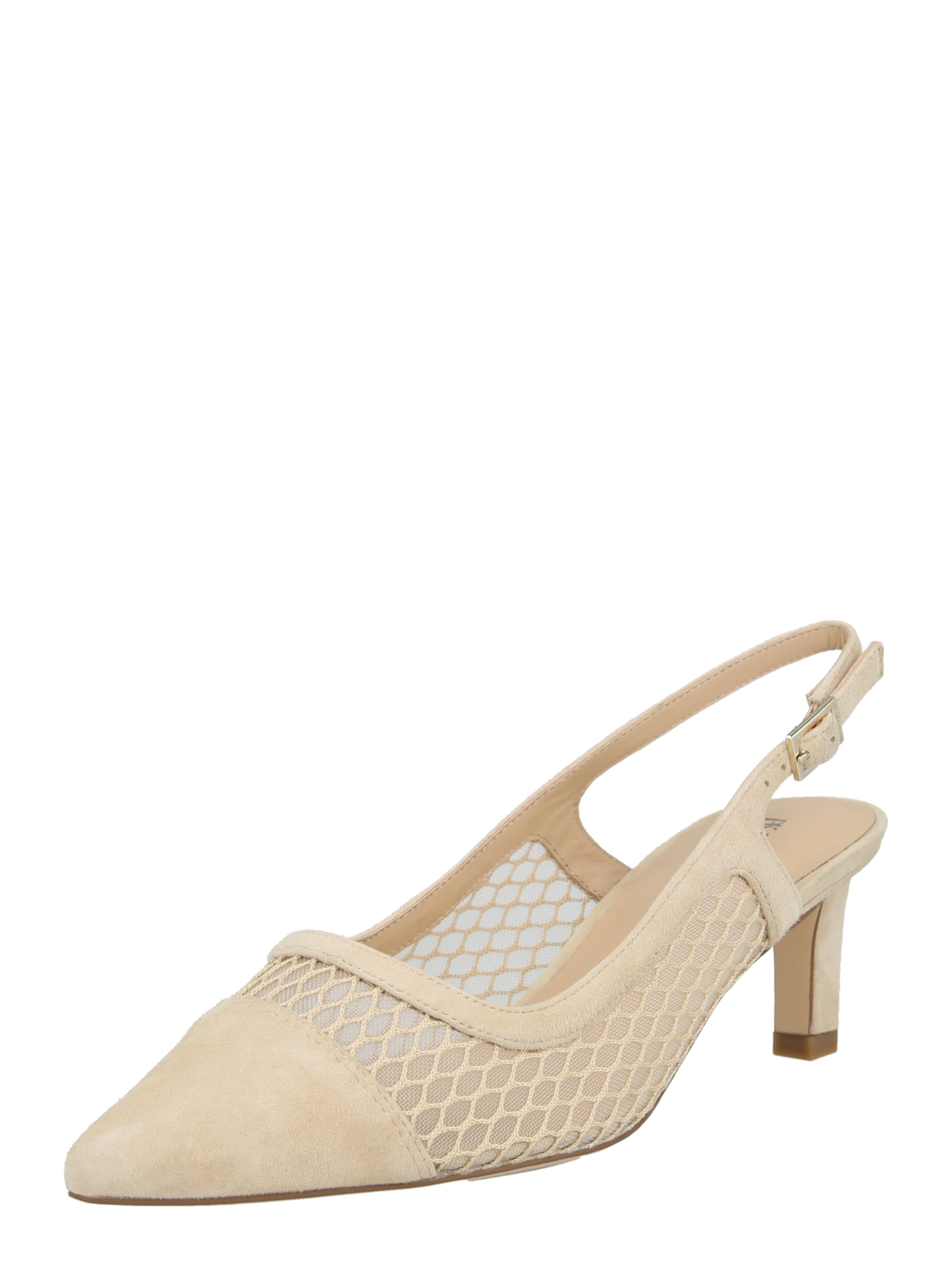 Décolleté sling di PETER KAISER in beige: frontale