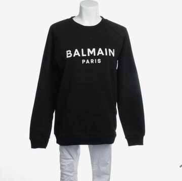 Balmain Sweatshirt & Zip-Up Hoodie in L in Black: front