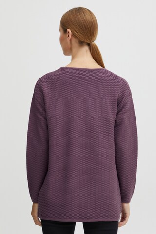 Oxmo Knit Cardigan in Purple