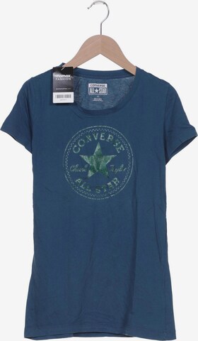 CONVERSE Top & Shirt in S in Blue: front