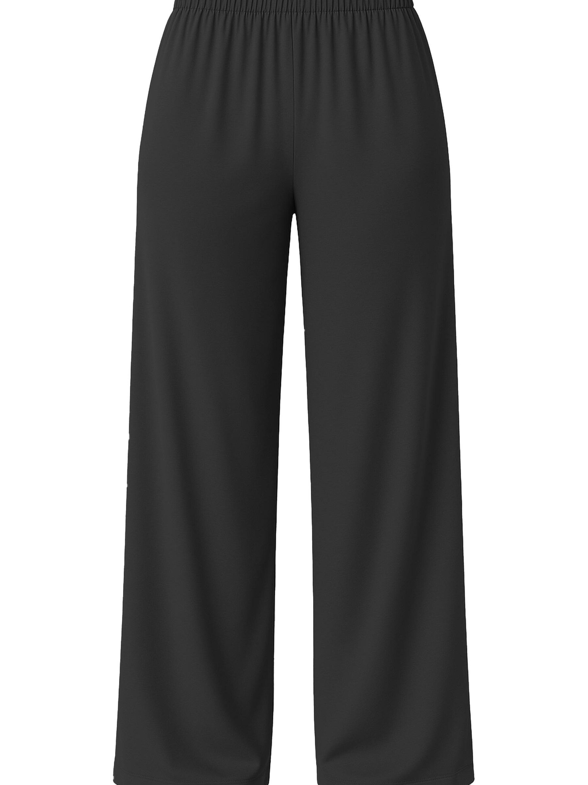 Vivisence Pyjamahose '2102'‌‌‌‌‌‌ in Schwarz: Vorderseite