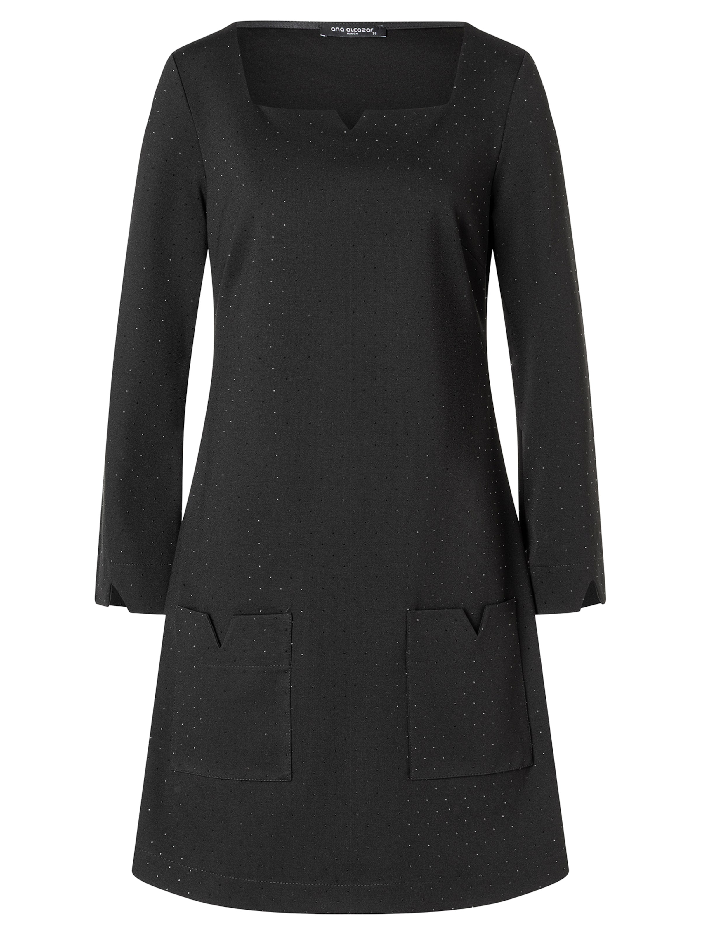 Ana Alcazar Kleid 'Aboda ' in Schwarz: Vorderseite