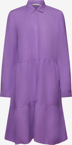 Robe-chemise ESPRIT en violet : devant
