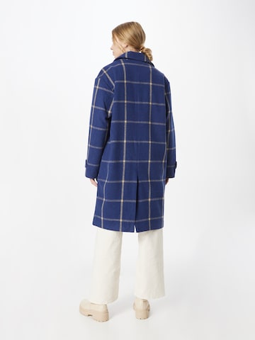 PULZ Jeans Between-Seasons Coat in Blue