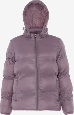 Sidona Winter Jacket in Purple: front