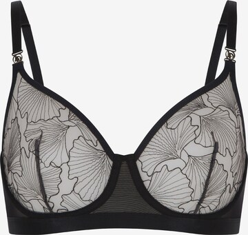 Invisible Soutien-gorge LingaDore en noir : devant