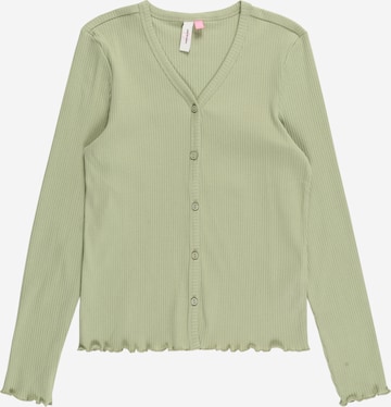 Vero Moda Girl Knit Cardigan 'Lavender' in Green: front