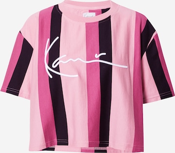 Karl Kani T-Shirt in Pink: predná strana