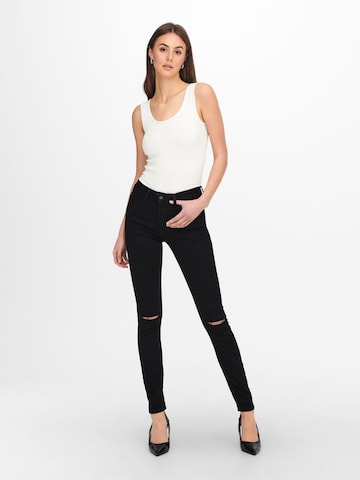 JDY Skinny Jeans 'NIKKI' in Schwarz