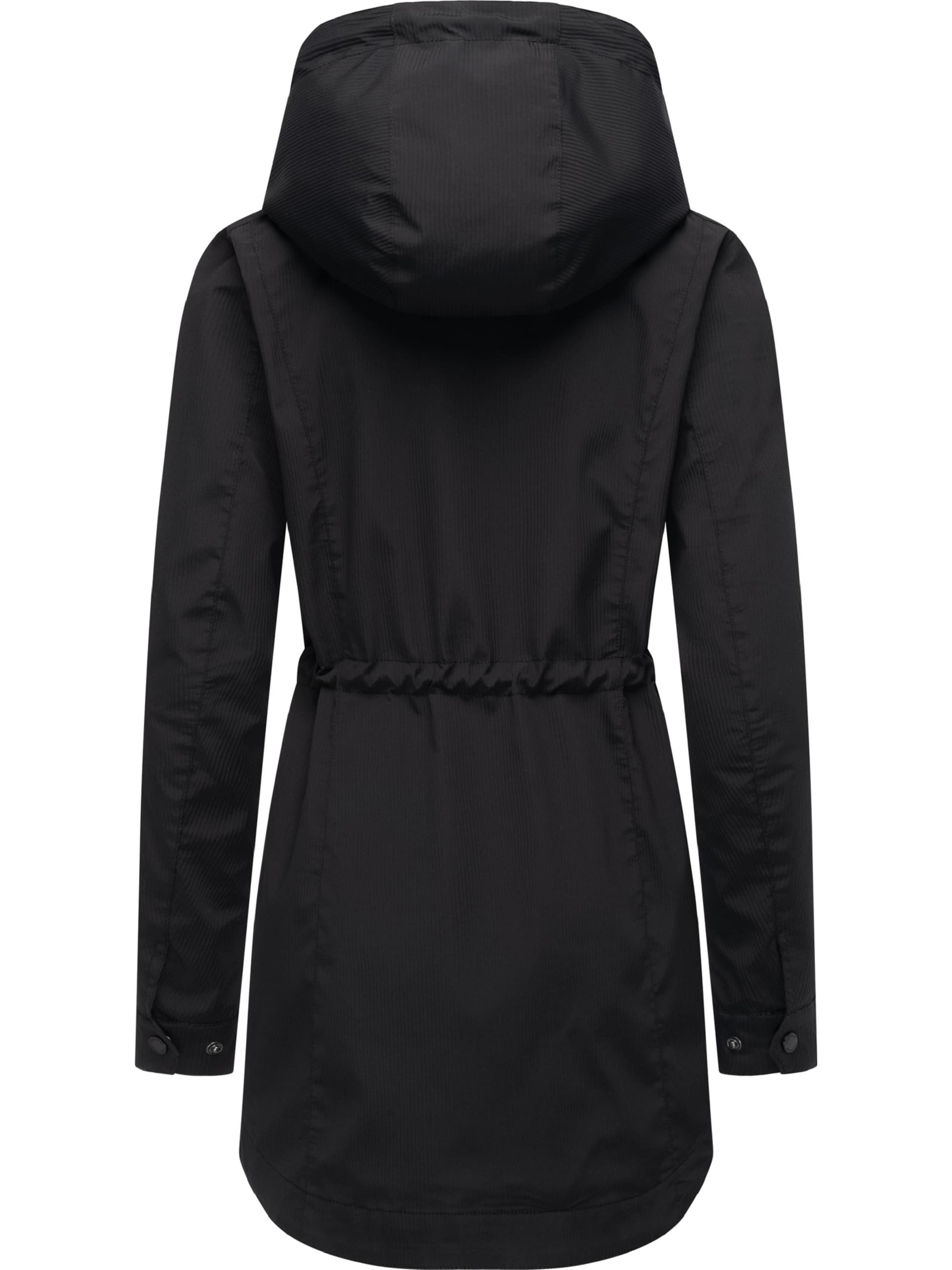 melns Ragwear Jaka-mētelis 'Dakkota B'