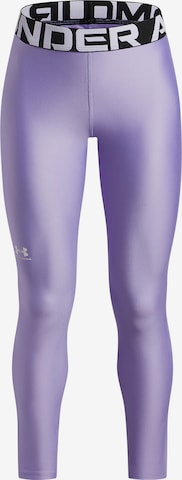 UNDER ARMOUR Skinny Sportbroek in Lila: voorkant