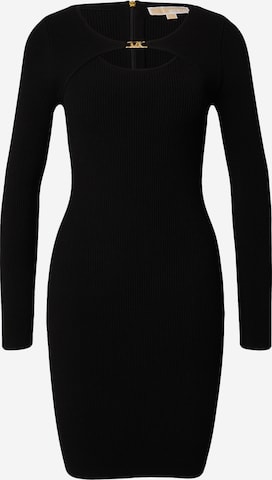 MICHAEL Michael Kors Плетена рокля 'EMPIRE' в черно: отпред